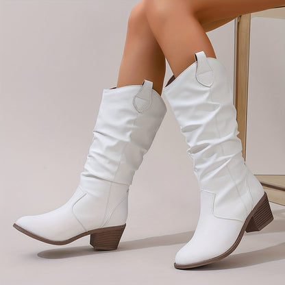 Stable-Step Block-Heel Boots