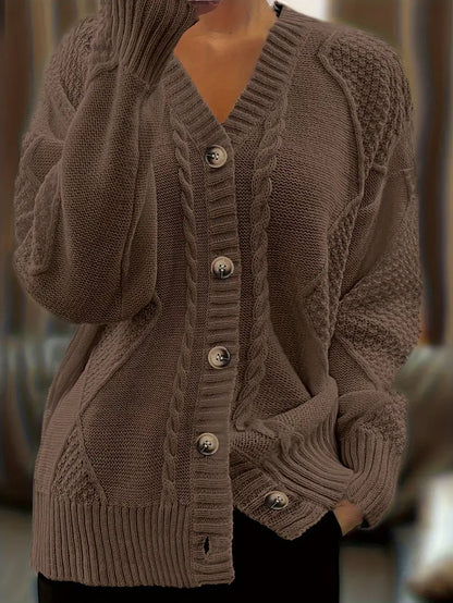 Easy-Care V-Neck Cardigan