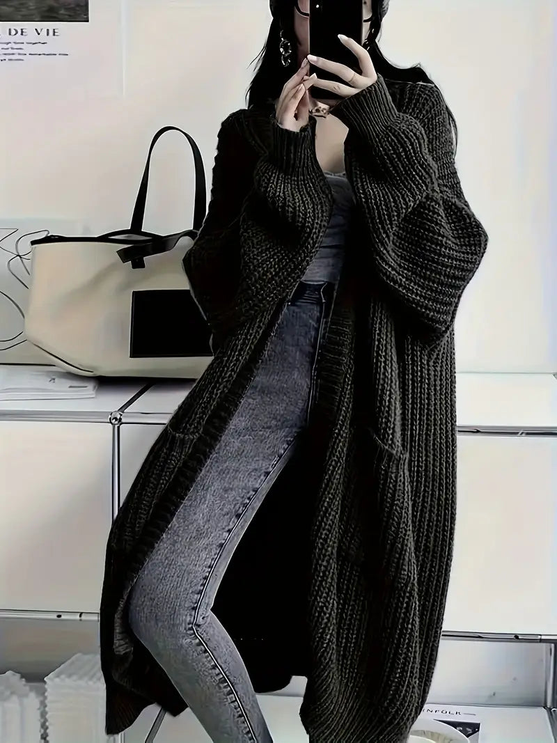 Flattering-Fit Long Cardigan