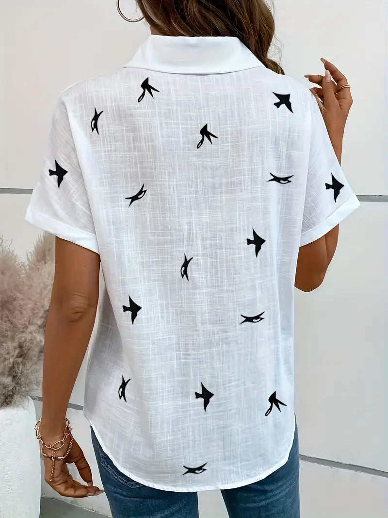 Easy-Care Cotton Blouse