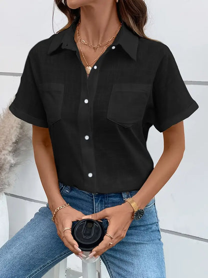 Easy-Care Cotton Blouse