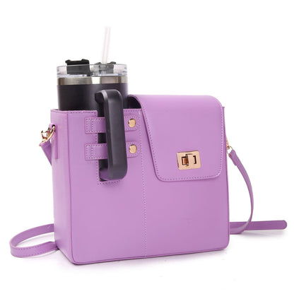 Hands-Free Tumbler Crossbody Bag