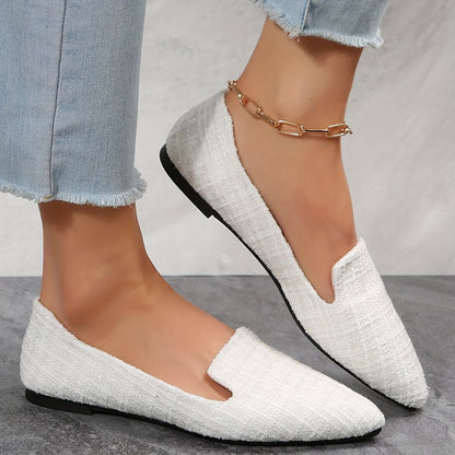 Easy-Care Plaid Flats