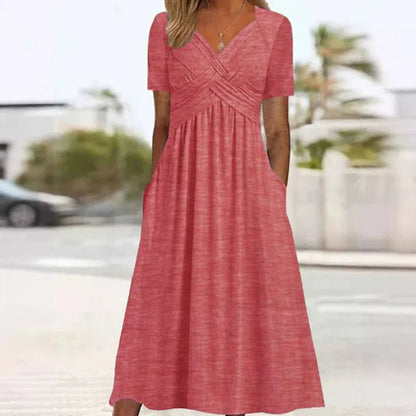 Effortless Curve-Enhancing Cocktail Dress