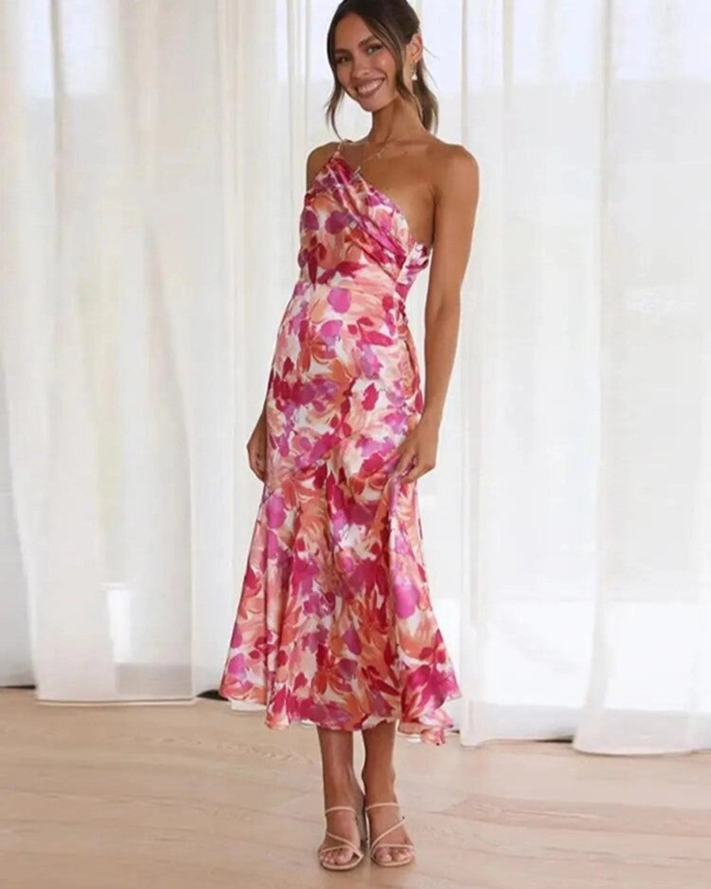Elegant Floral Cocktail Dress