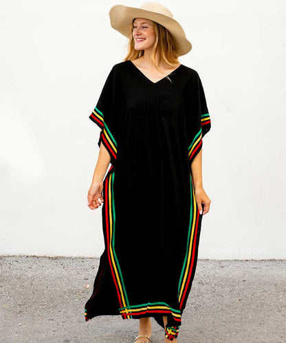 Elegant Eco-Soft Kaftan Dress
