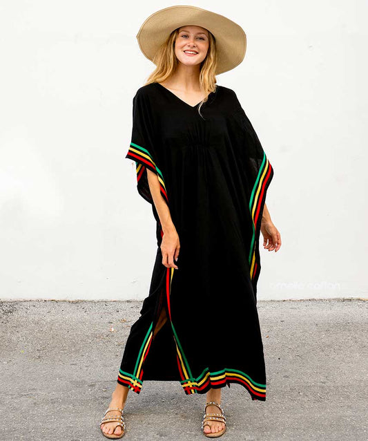 Elegant Eco-Soft Kaftan Dress