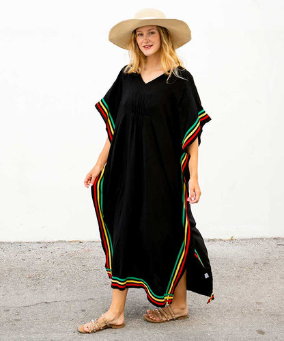 Elegant Eco-Soft Kaftan Dress