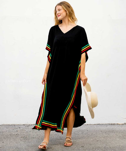 Elegant Eco-Soft Kaftan Dress
