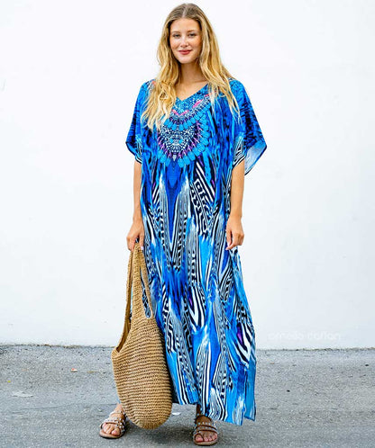 Eco-Soft Kaftan Dress