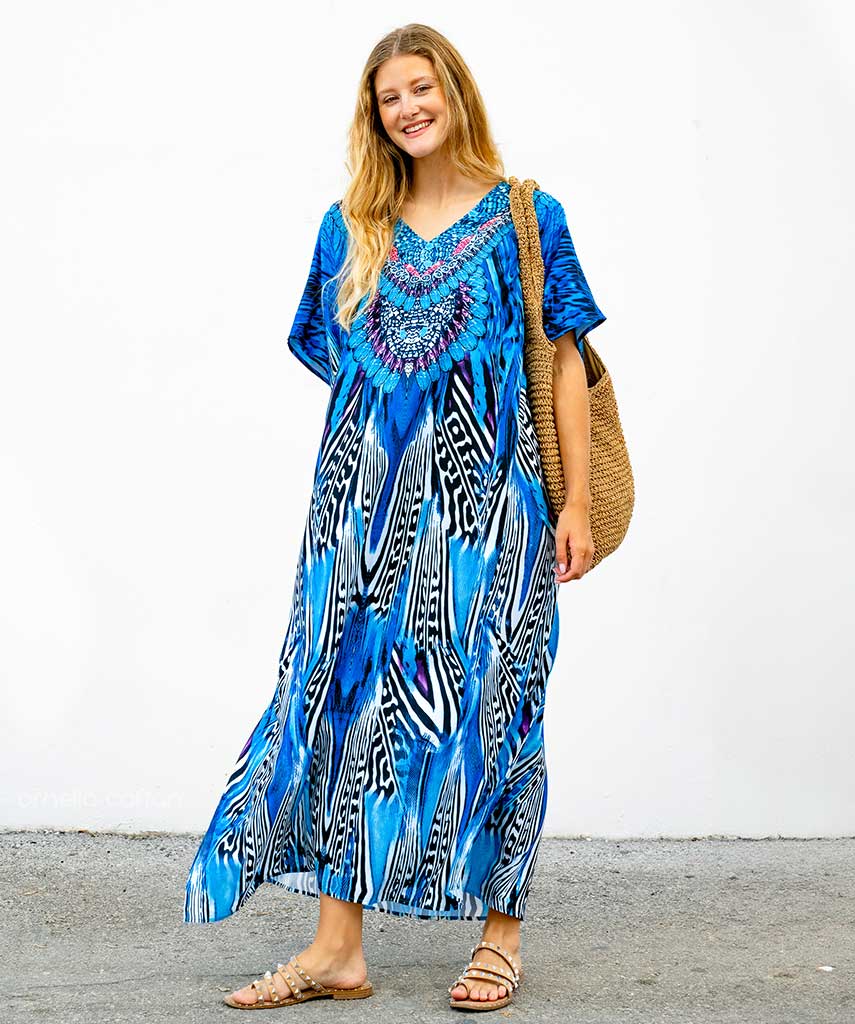 Eco-Soft Kaftan Dress