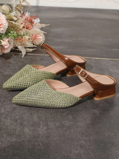 Sage-Comfort Mules