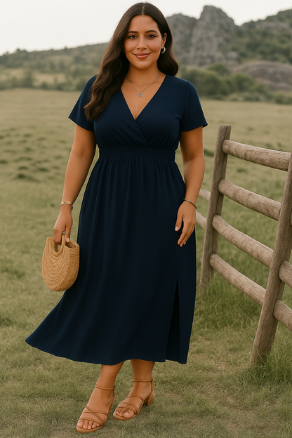Slimming Wrap Dress