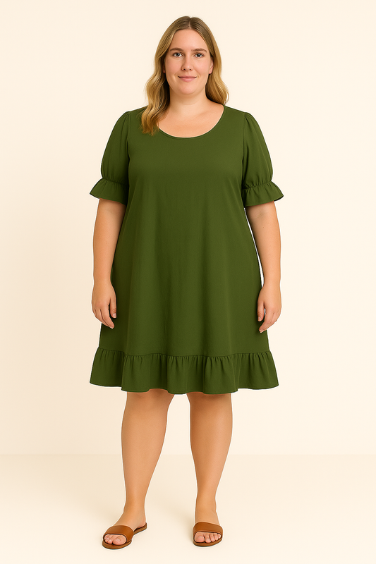 Cool-Comfort Ruffle Dress
