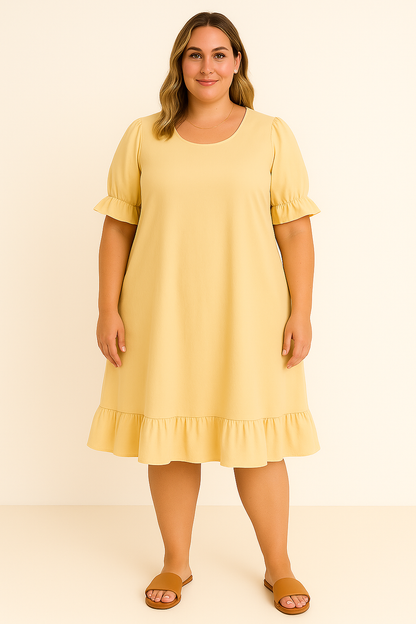 Cool-Comfort Ruffle Dress