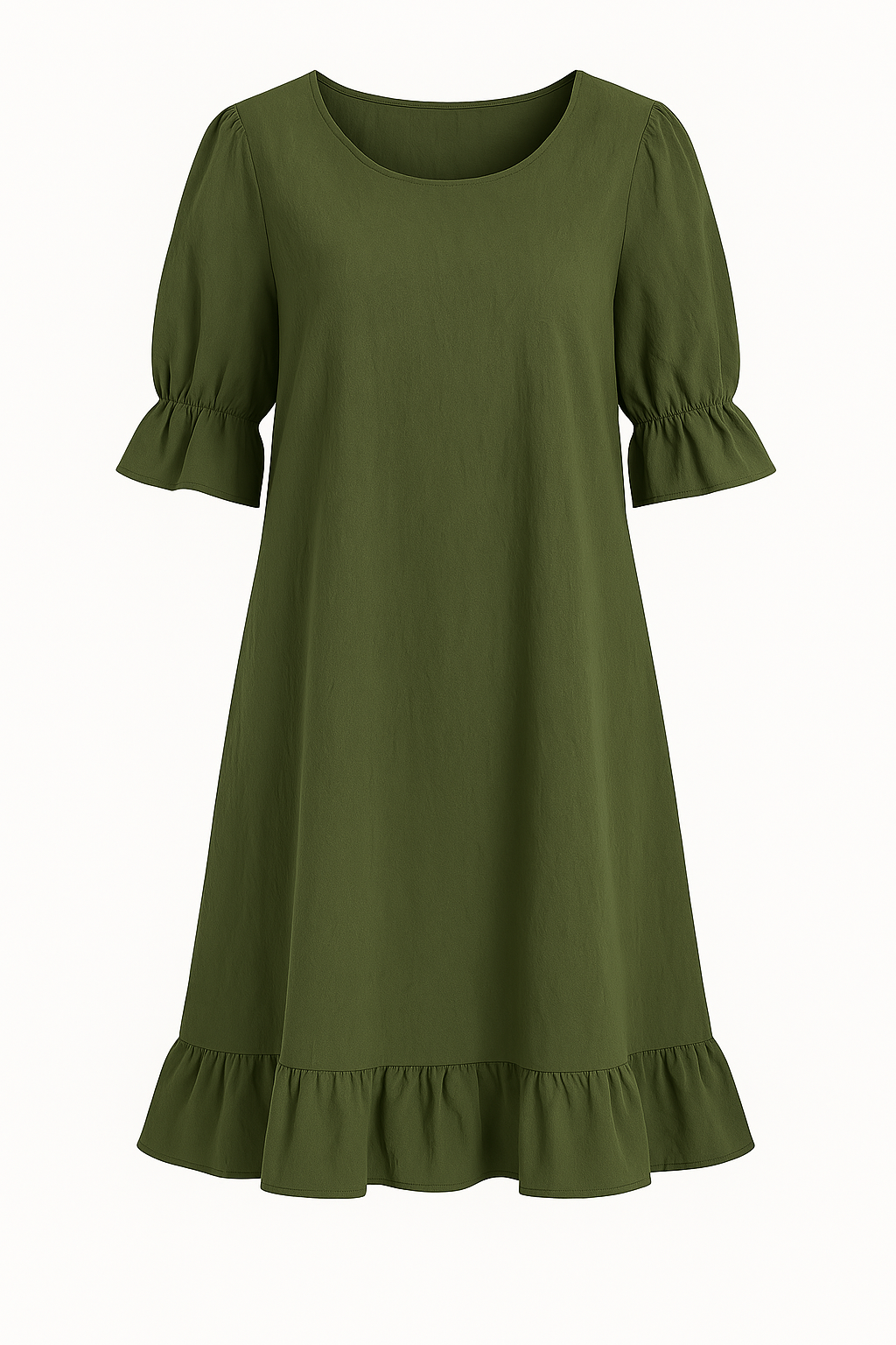 Cool-Comfort Ruffle Dress