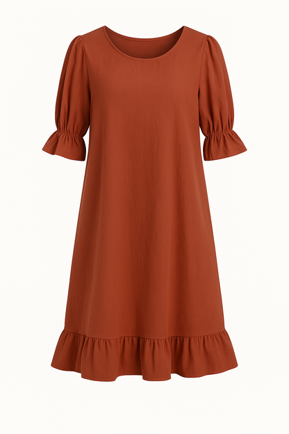 Cool-Comfort Ruffle Dress