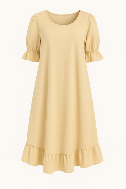 Cool-Comfort Ruffle Dress