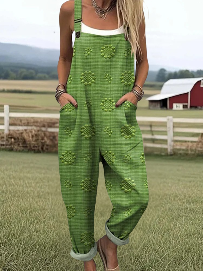 Chic Vintage Floral Jumpsuit