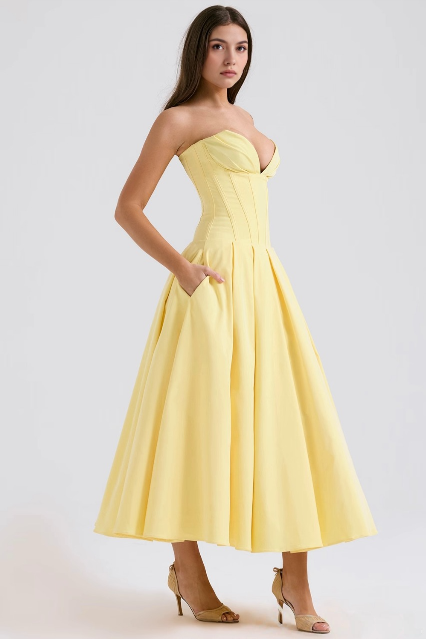 Elegance Tulle Midi Dress
