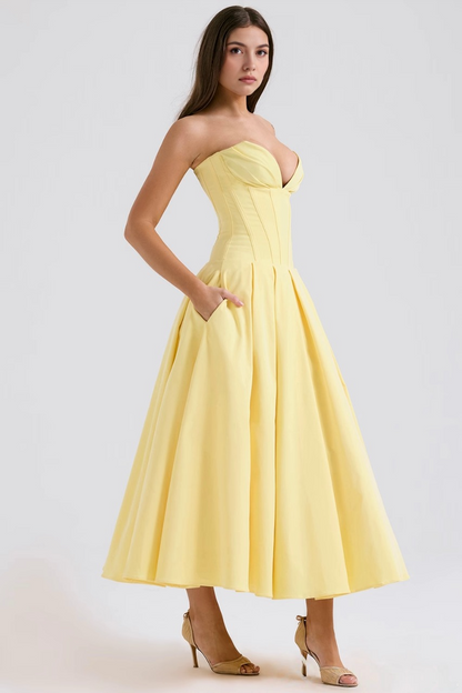 Elegance Tulle Midi Dress