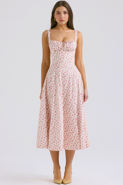 Vintage-Style Midi Dress