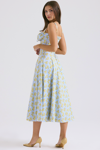 Vintage-Style Midi Dress
