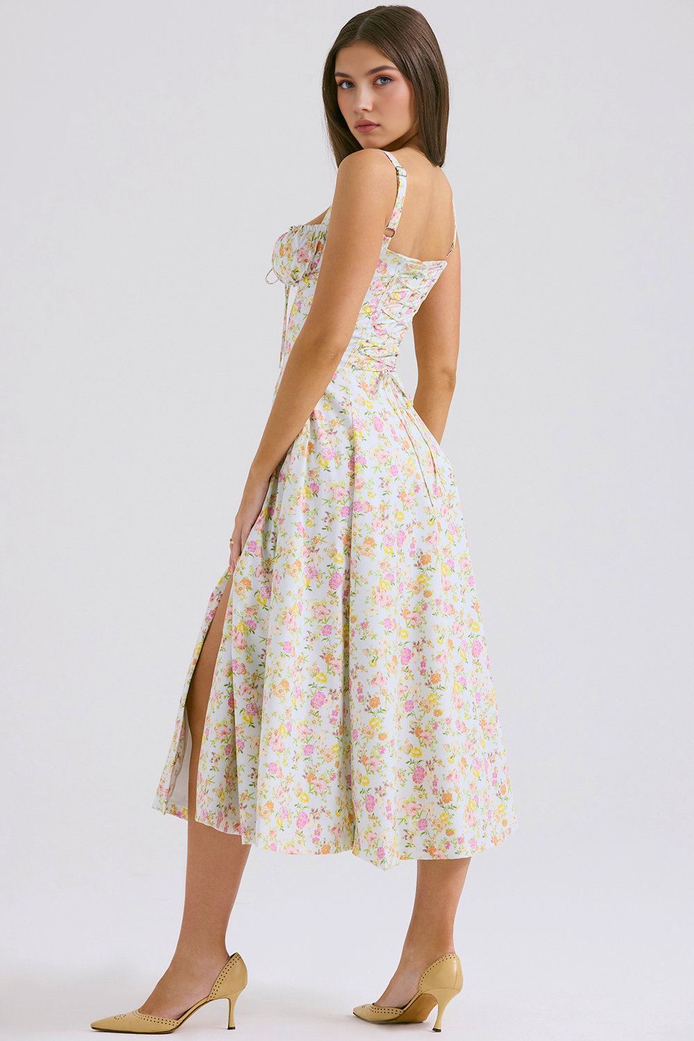 Vintage-Style Midi Dress