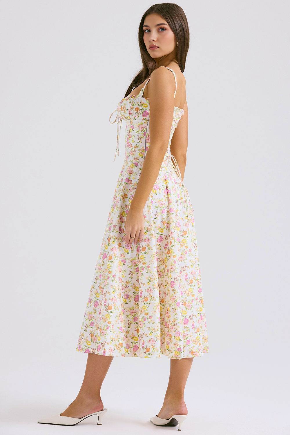 Vintage-Style Midi Dress