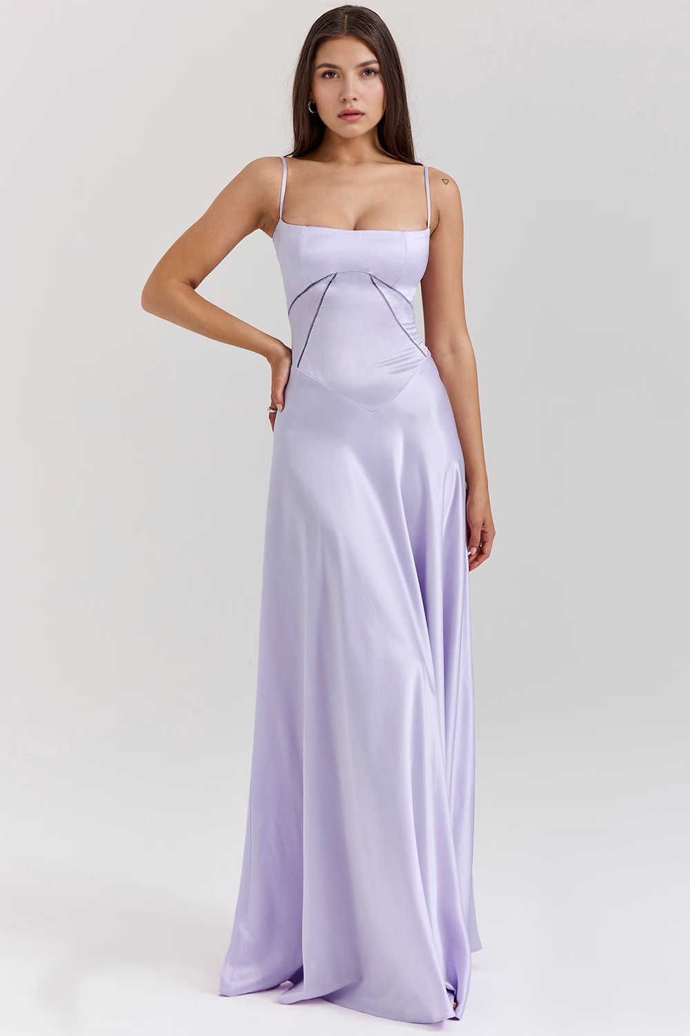 Chic Bustier Gown for Enchanting Evenings
