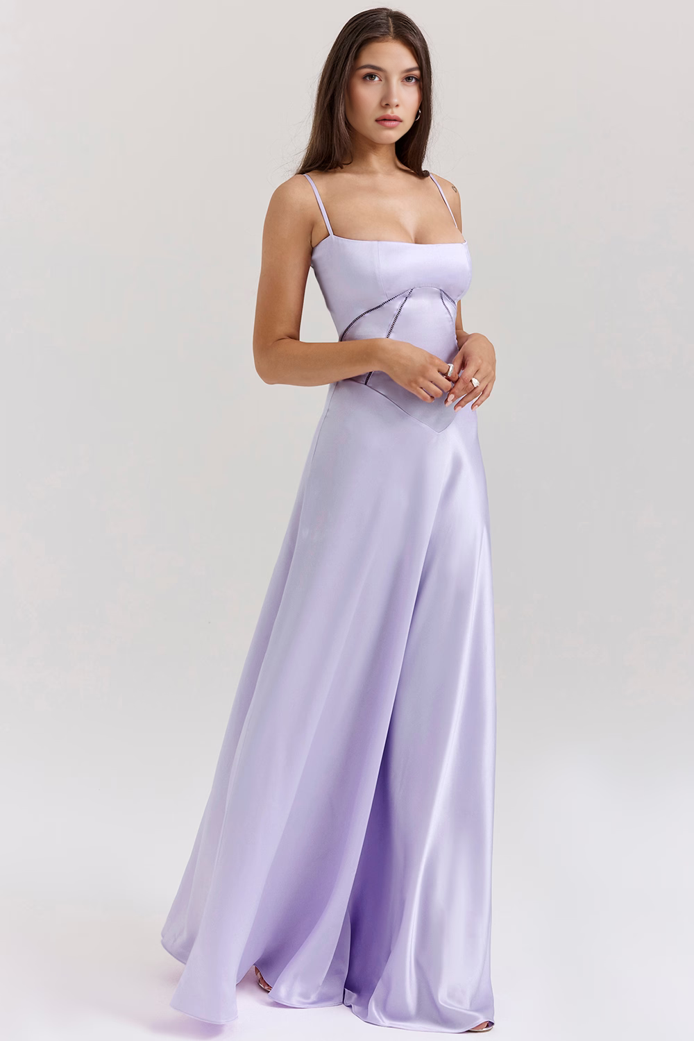 Chic Bustier Gown for Enchanting Evenings