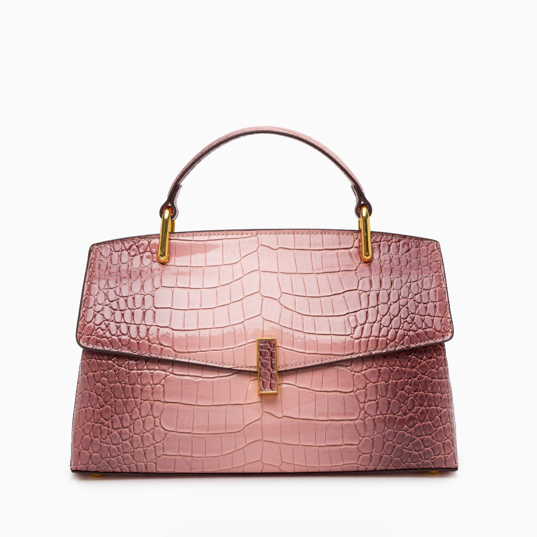 Polished Croc Tote