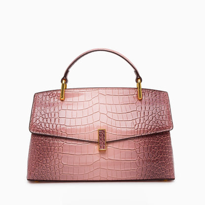 Polished Croc Tote