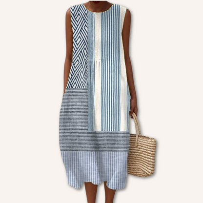 Golden Glow Summer Dress