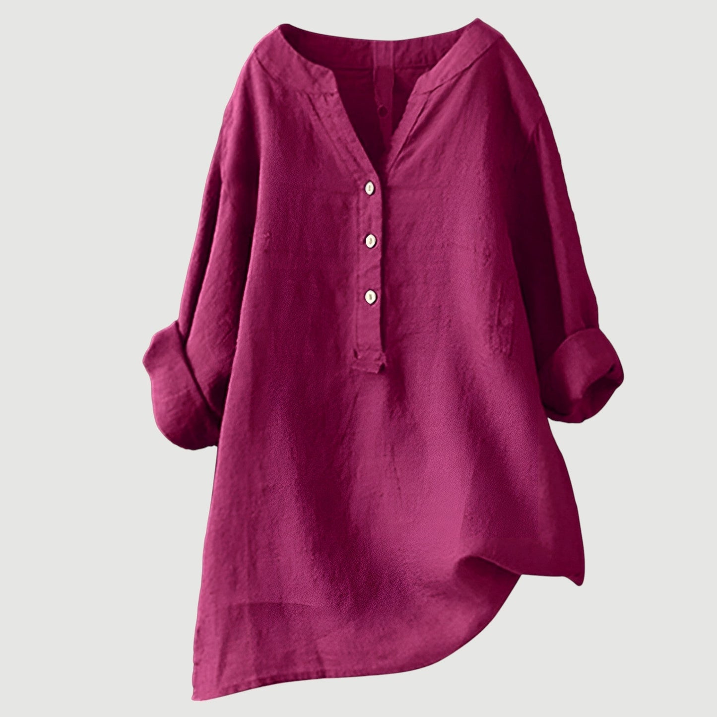 Breezy Comfort Linen Top