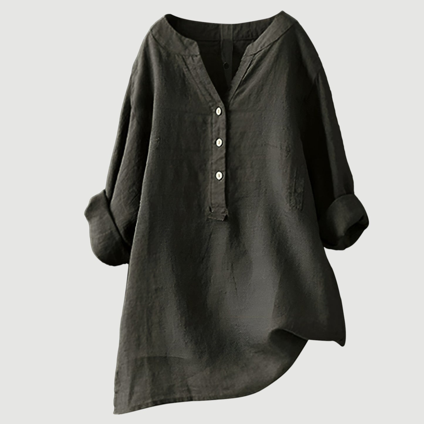 Breezy Comfort Linen Top