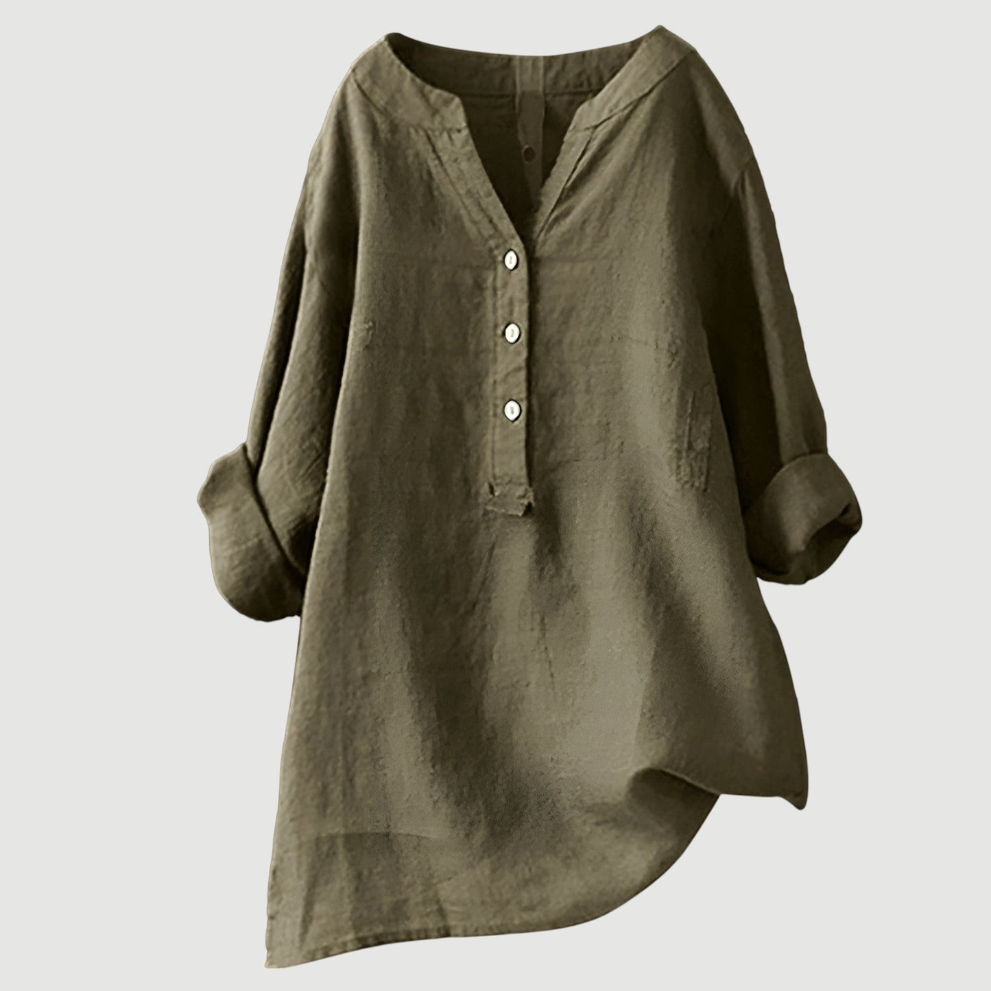 Breezy Comfort Linen Top