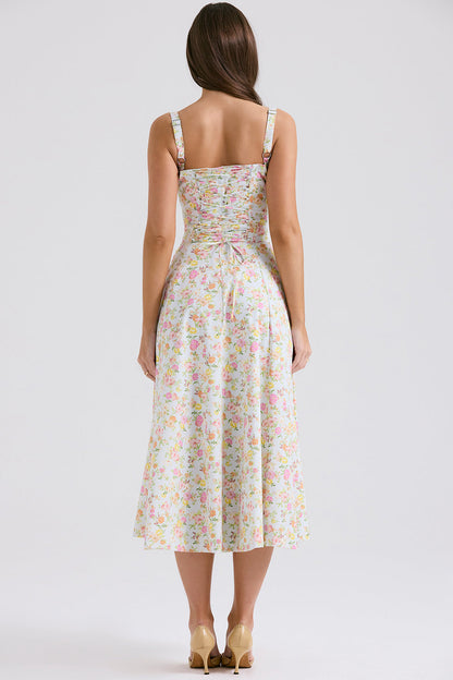 Vintage-Style Midi Dress