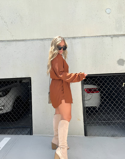 Jessika Silhouette Romper Dress