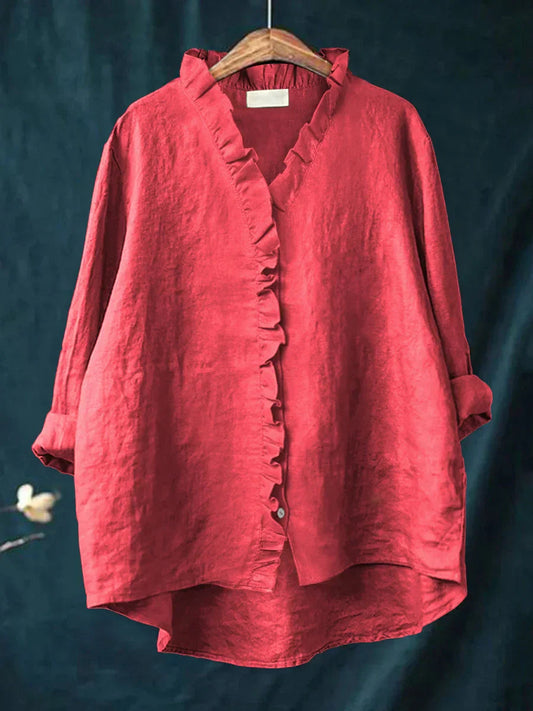 Chic Frill Summer Blouse