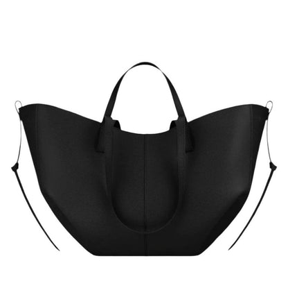 Laptop-Ready Leather Tote