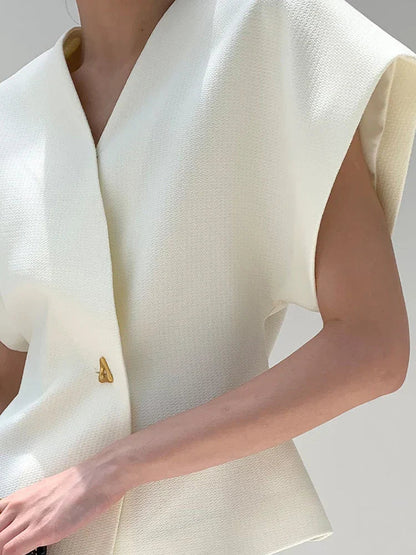 Effortless Chic V-Neck Blouse