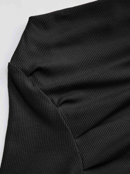 Flattering Asymmetrical Long Sleeve Top