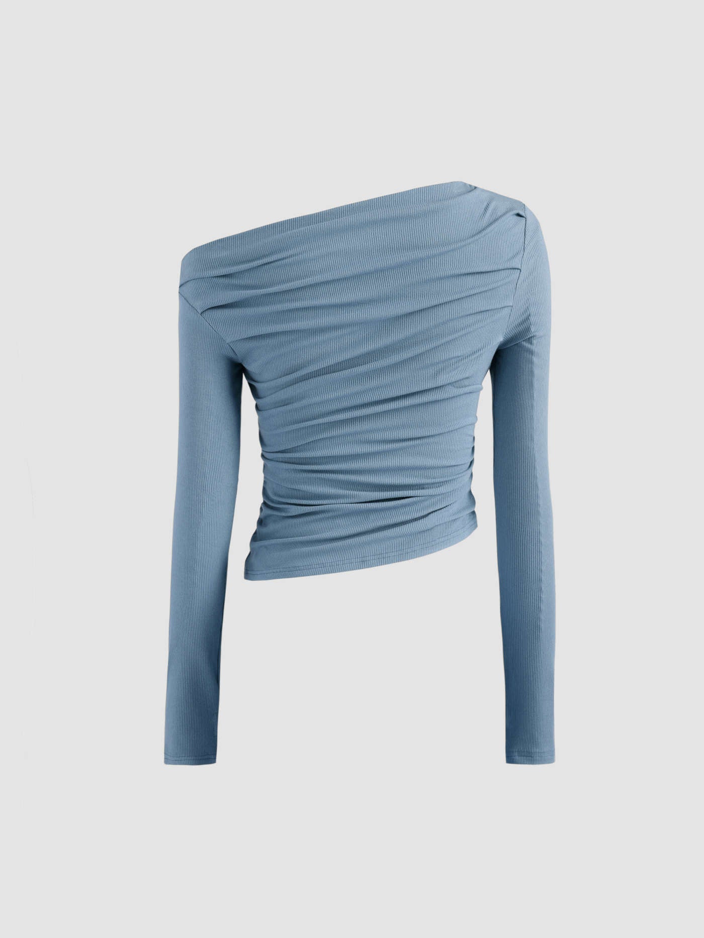 Flattering Asymmetrical Long Sleeve Top