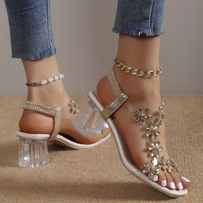 Floral Elegance Sandals