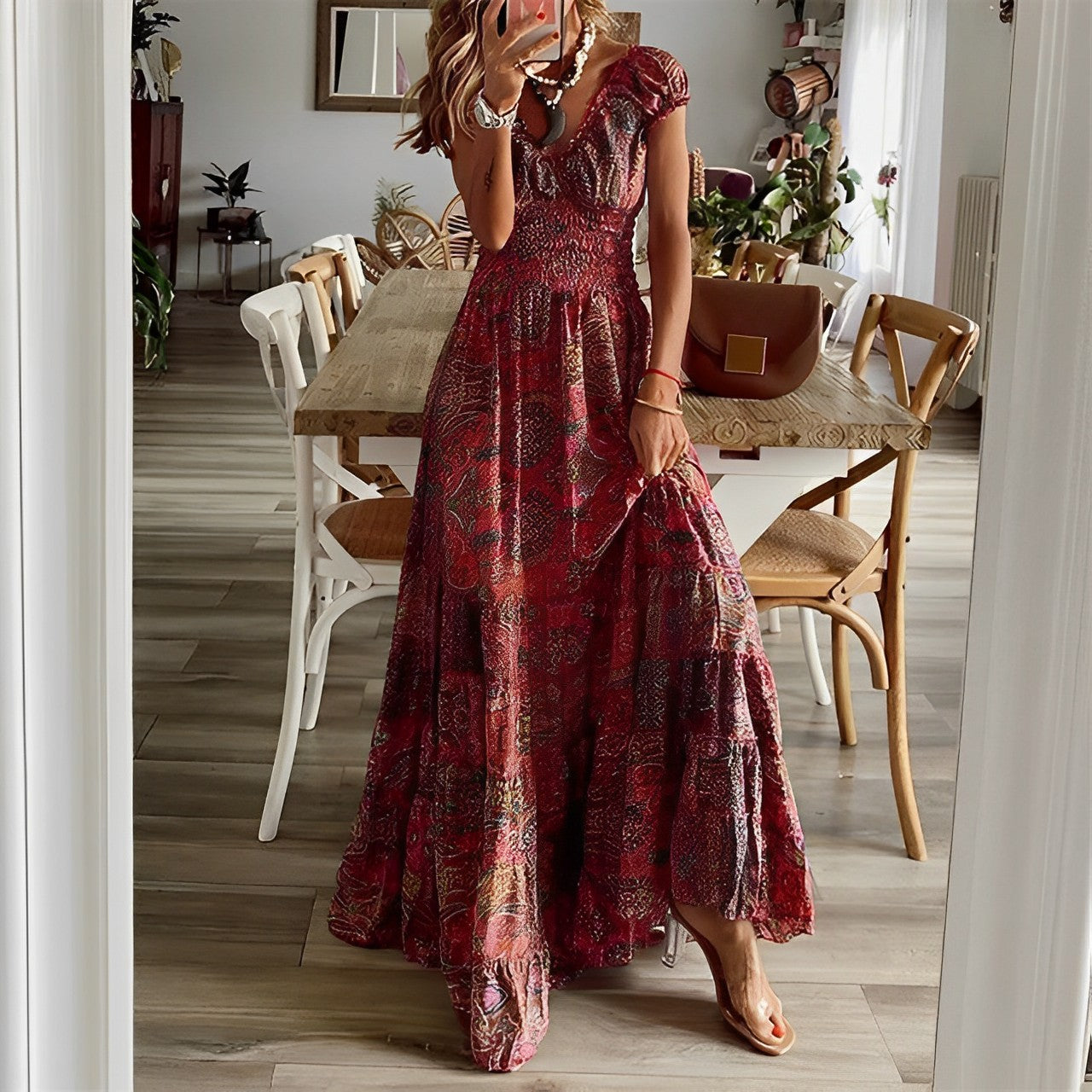 Effortless Chic Boho Maxi Dress