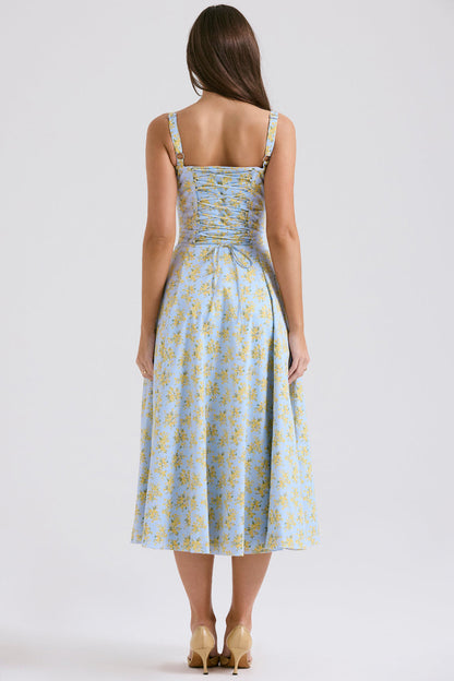Vintage-Style Midi Dress