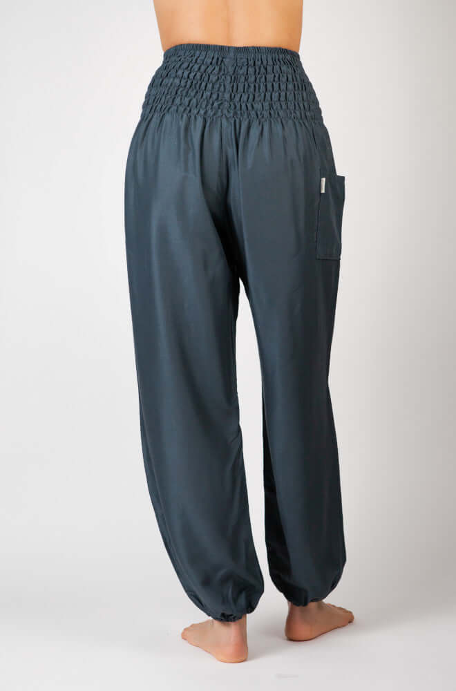 Easy-Waist Harem Trousers