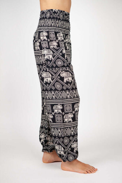 Comfort-Waist Harem Trousers