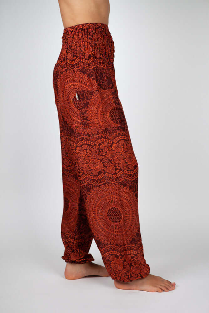 Easy-Waist Harem Trousers